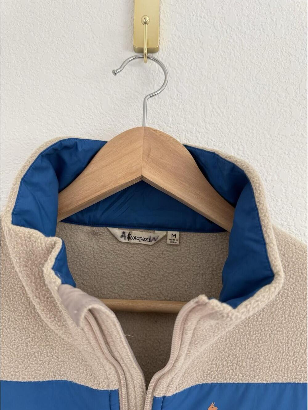 Cotopaxi Teca Fleece Jacket Full Zip Women’s Size Medium M Beige Striped - Picture 4 of 8